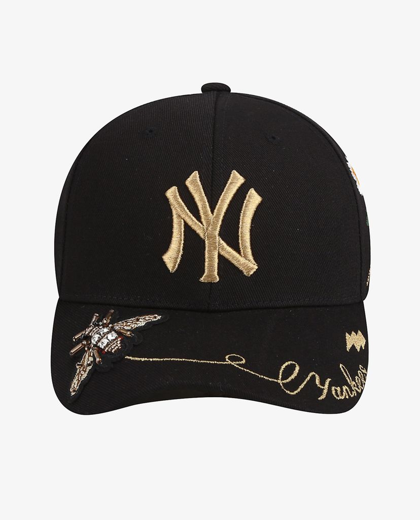 MLB - Nón bóng chày thêu hoa thời trang