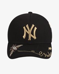 MLB - Nón bóng chày thêu hoa thời trang