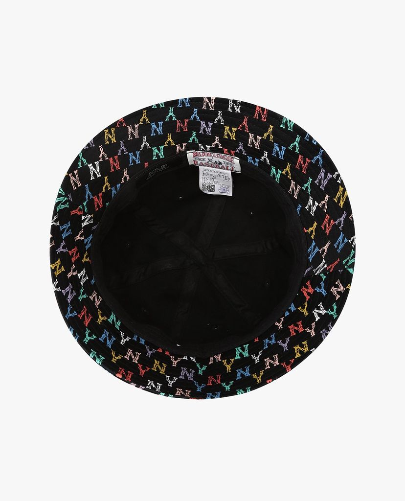 MLB - Nón bucket thời trang Monogram Rainbow