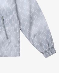 MLB - Áo khoác kiểu tay dài phối mũ trùm Monogram Crop Windbreak
