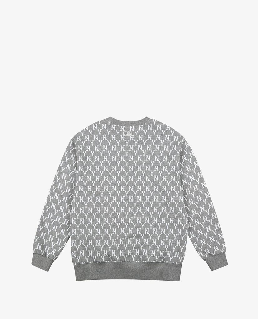 MLB - Áo sweatshirt tay dài cổ tròn Monogram Allover