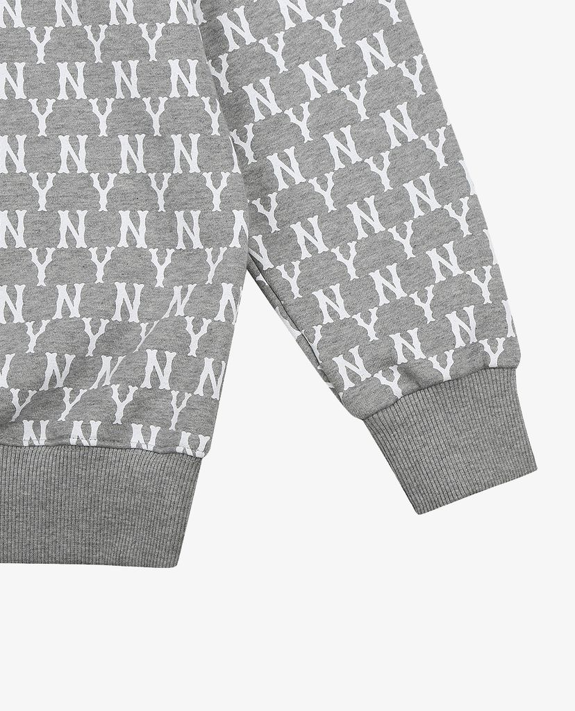 MLB - Áo sweatshirt tay dài cổ tròn Monogram Allover