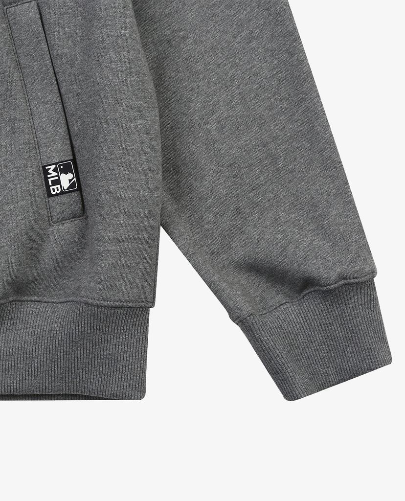 MLB - Áo hoodie tay dài phối zip Basic