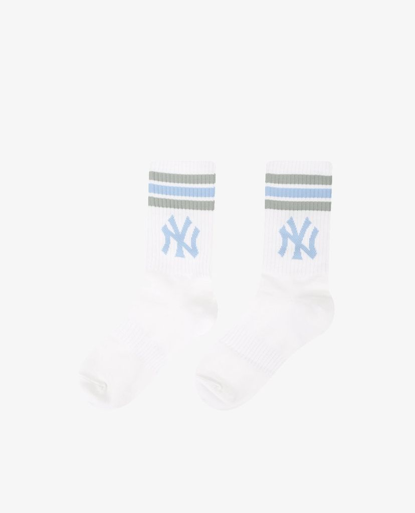 MLB - Vớ cổ cao thời trang Striped Big Logo