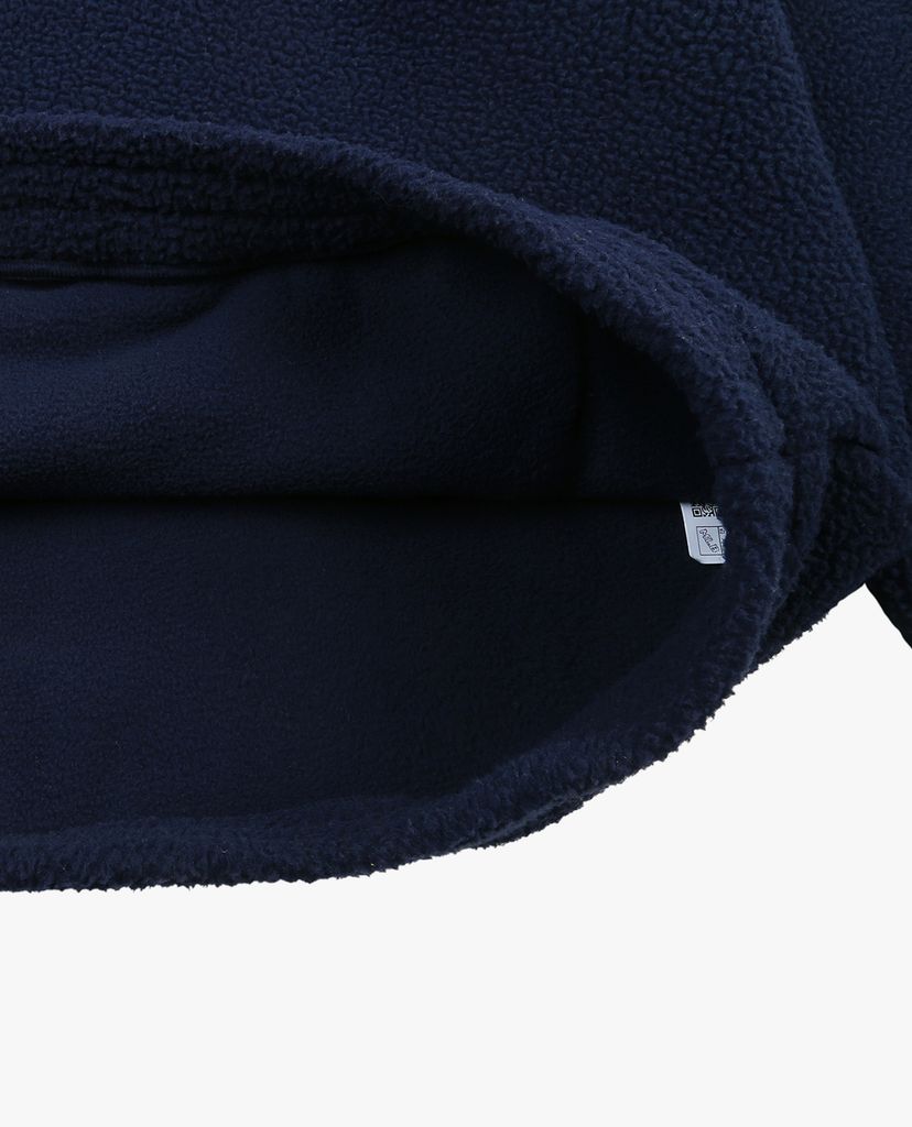 MLB - Áo hoodie tay dài phối mũ thời trang Fleece Lined