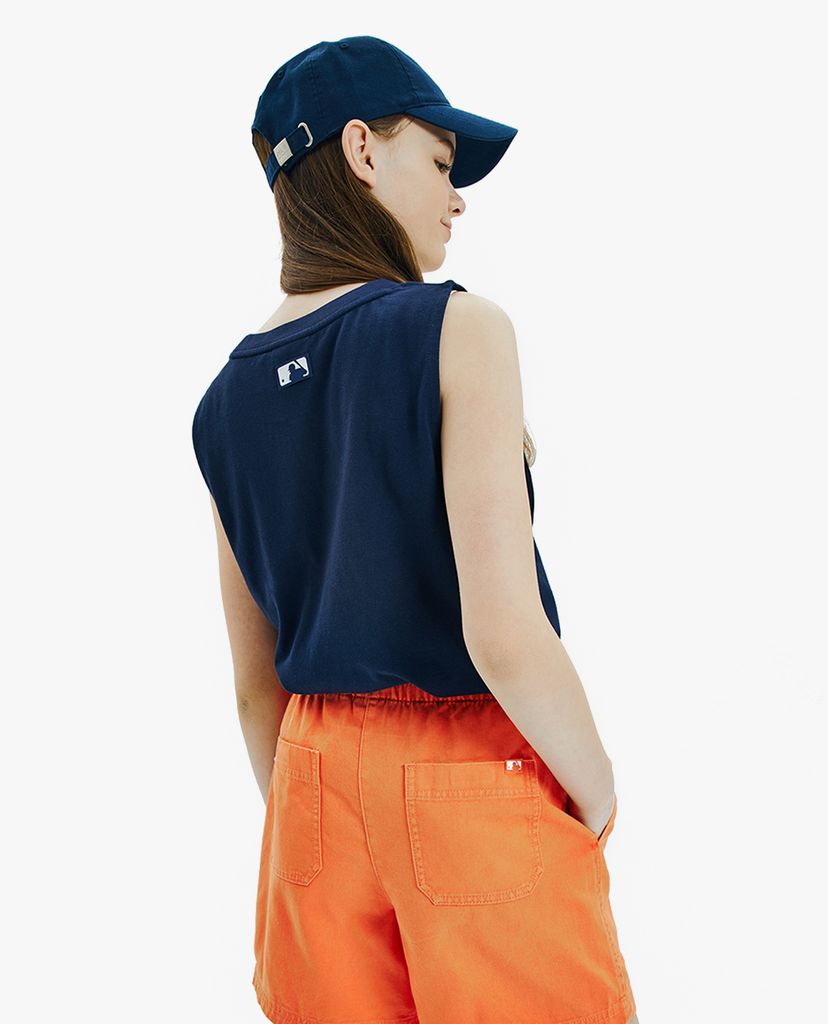 MLB - Áo ba lỗ nữ Unbalanced Front & Back Loose