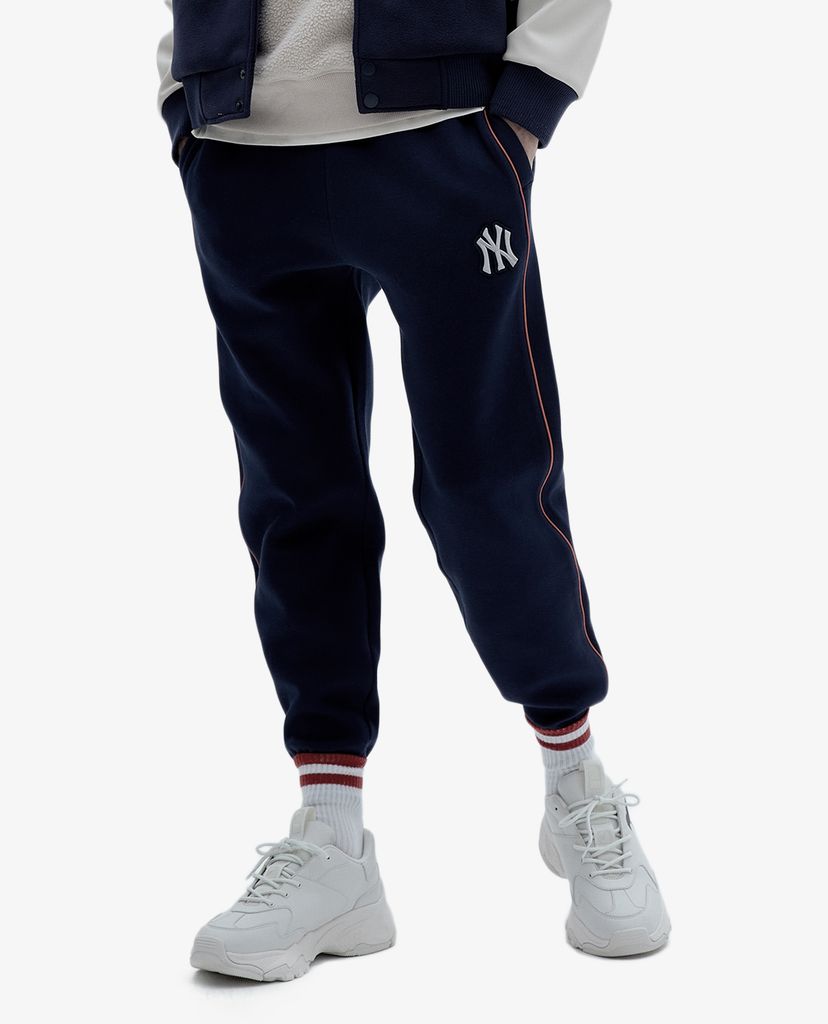 MLB - Quần jogger lưng thun Color Block Hybrid Training