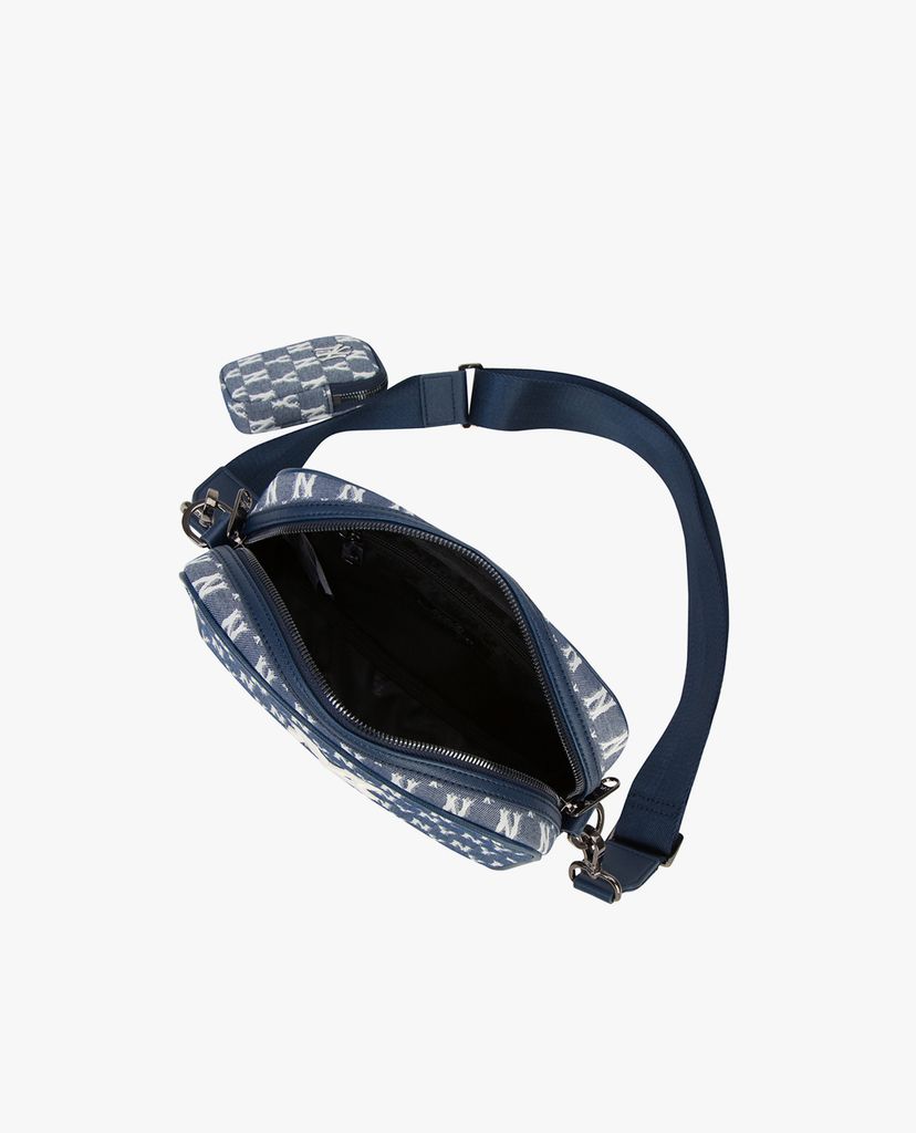 MLB - Túi đeo chéo chữ nhật Monogram Jacquard