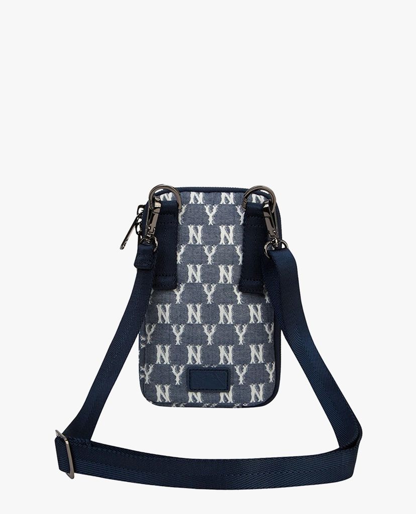 MLB - Túi đeo chéo chữ nhật Monogram Jacquard