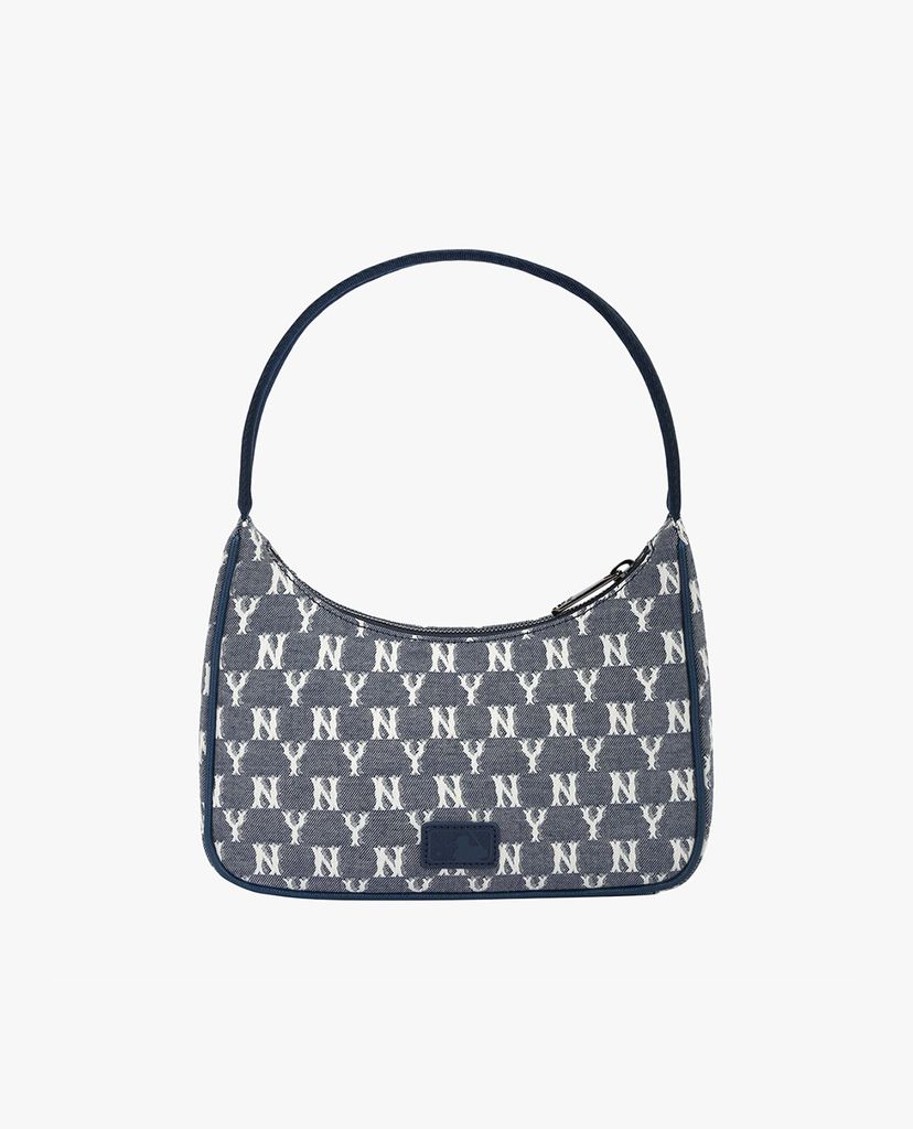 MLB - Túi đeo vai chữ nhật Jacquard Monogram