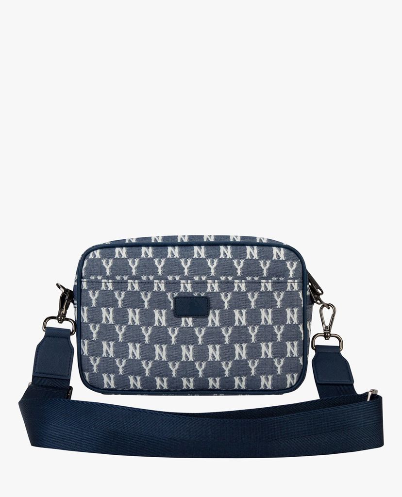 MLB - Túi đeo chéo chữ nhật Jacquard Monogram