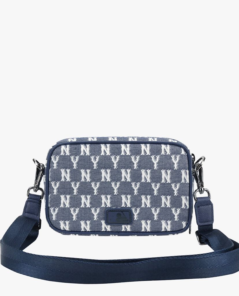 MLB - Túi đeo chéo chữ nhật Jacquard Monogram