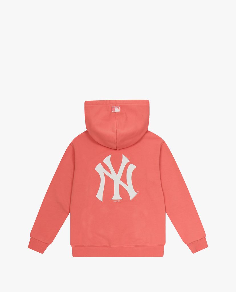 MLB - Áo hoodie tay dài phối mũ thời trang Big Logo