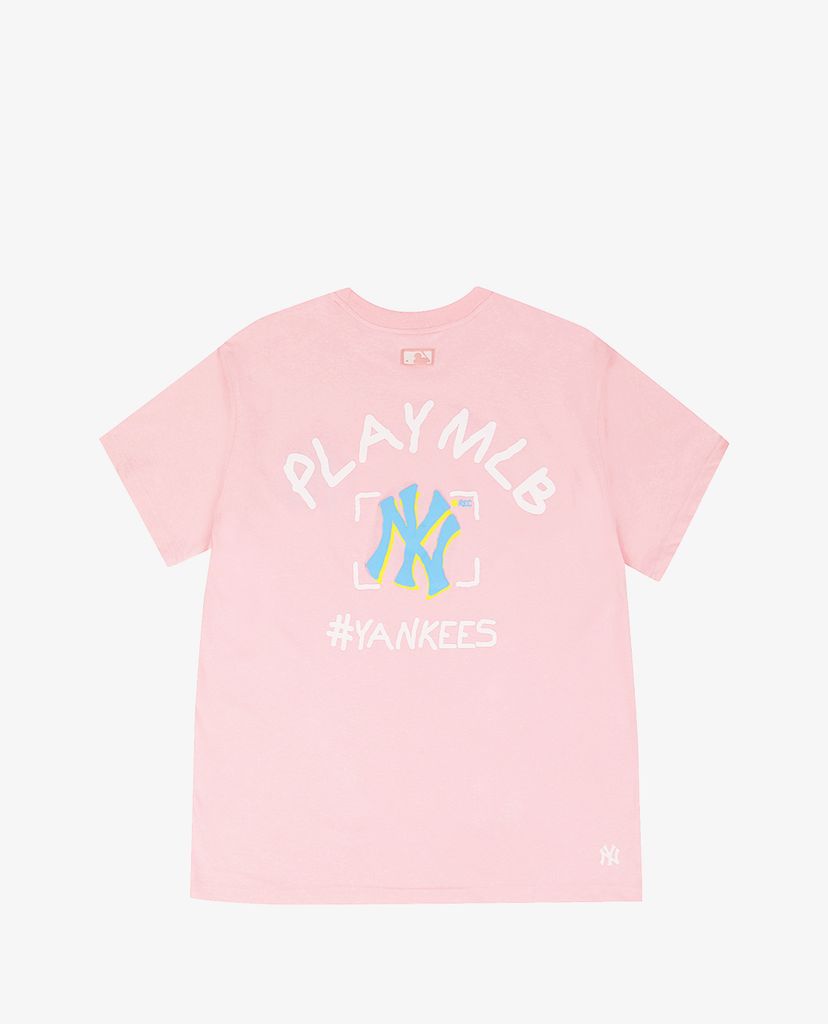 MLB - Áo thun cổ tròn tay ngắn PLAY MLB