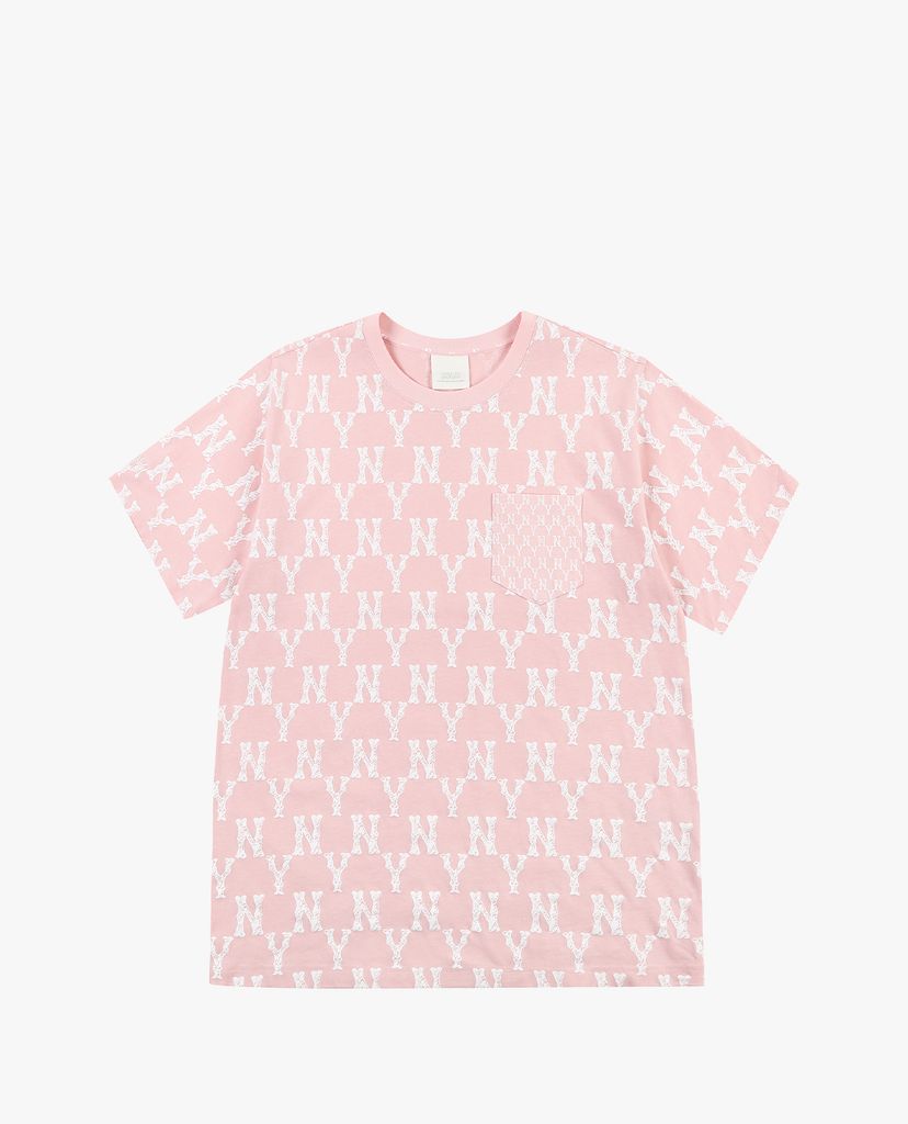 MLB - Áo thun cổ tròn ngắn tay Monogram Mix Pocket