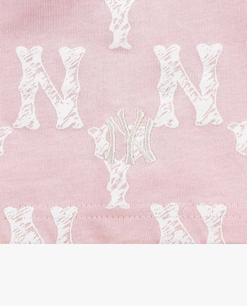 MLB - Áo thun cổ tròn ngắn tay Monogram Mix Pocket