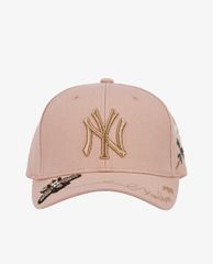 MLB - Nón bóng chày thêu hoa thời trang