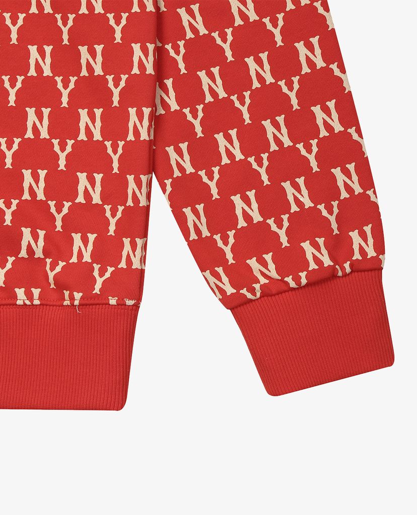 MLB - Áo sweatshirt tay dài cổ tròn Full Side Monogram Overfit