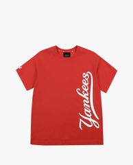 MLB - Áo thun tay ngắn phom suông Basic Classic Logo Vertical