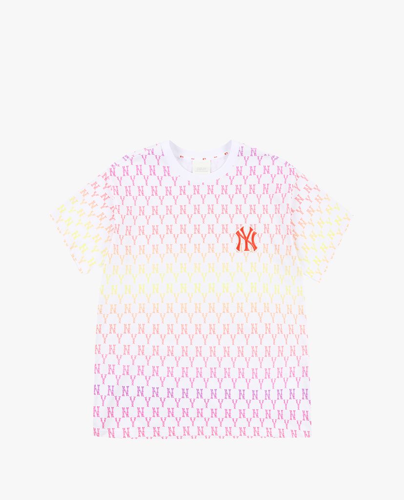 MLB - Áo thun cổ tròn ngắn tay Monogram Gradation