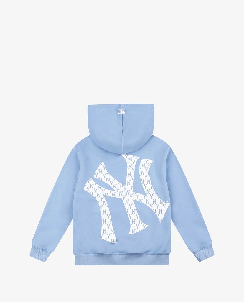 MLB - Áo hoodie tay dài phối mũ thời trang Monogram