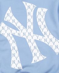MLB - Áo hoodie tay dài phối mũ thời trang Monogram