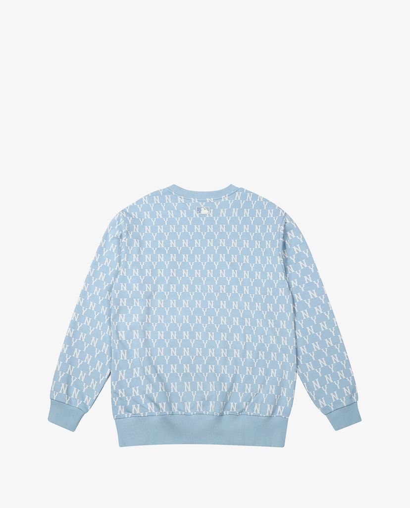 MLB - Áo sweatshirt tay dài cổ tròn Full Side Monogram Overfit