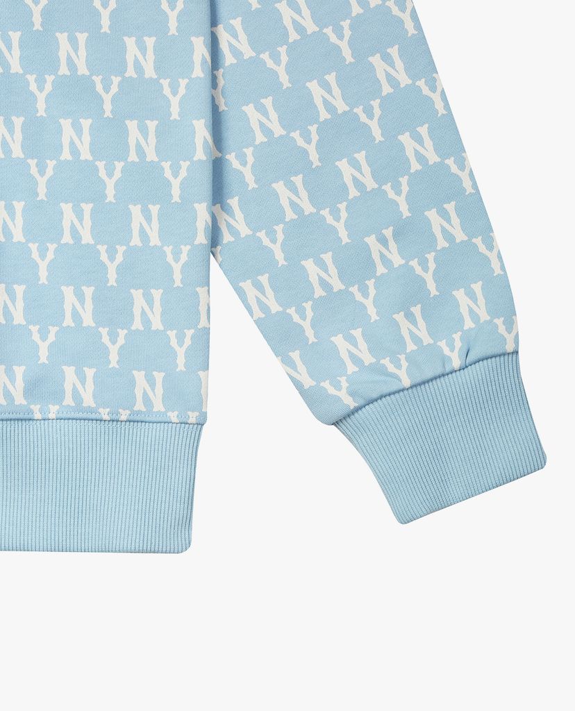 MLB - Áo sweatshirt tay dài cổ tròn Full Side Monogram Overfit