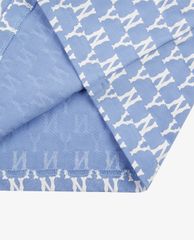 MLB - Đầm mini cổ tròn ngắn tay phom suông Monogram Allover