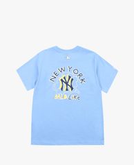 MLB - Áo thun cổ tròn ngắn tay LIKE Popcorn