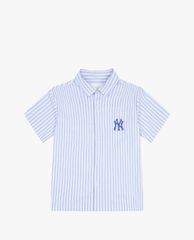 MLB - Áo sơ mi ngắn tay kẻ sọc thời trang Pride Tag