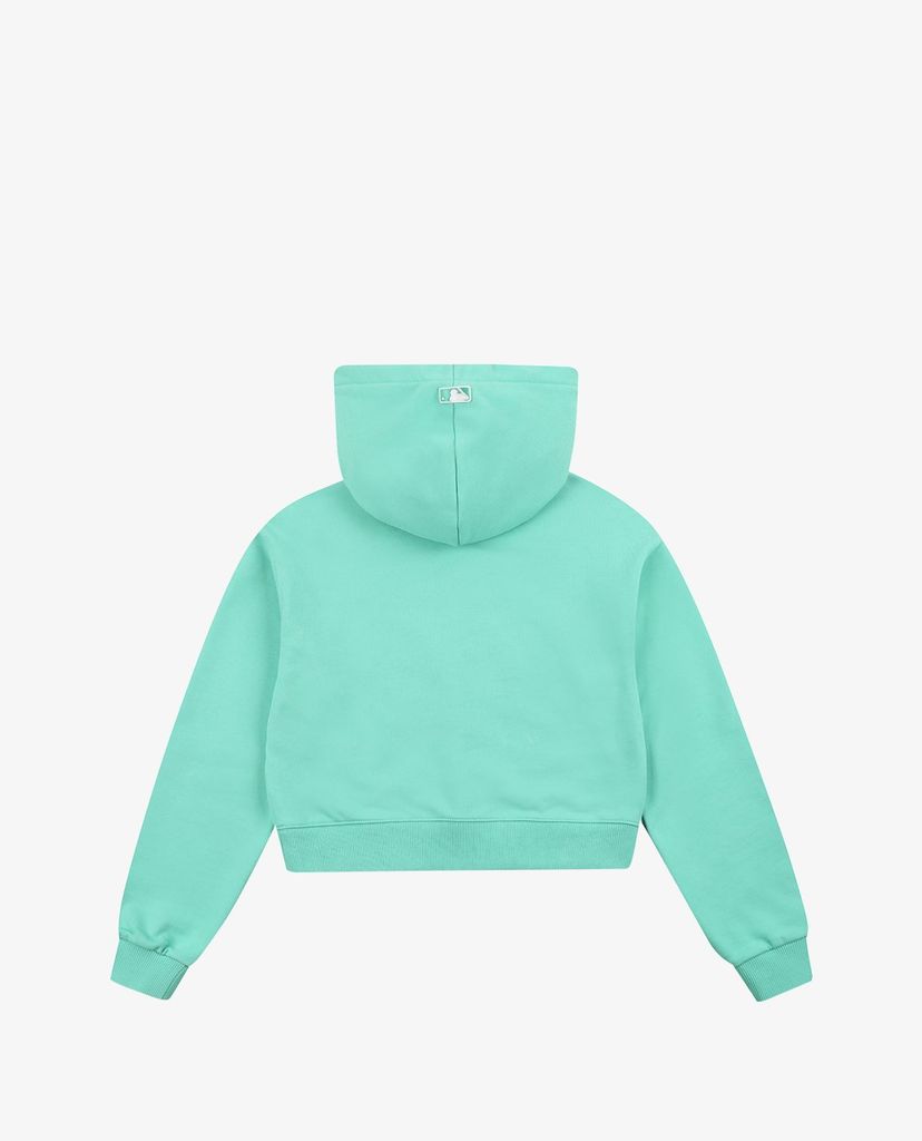 MLB - Áo hoodie nữ phom croptop Classic Logo