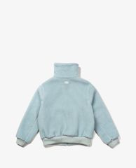 MLB - Áo khoác lông nữ cổ cao tay dài Fleece