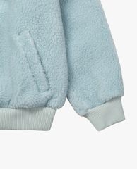 MLB - Áo khoác lông nữ cổ cao tay dài Fleece