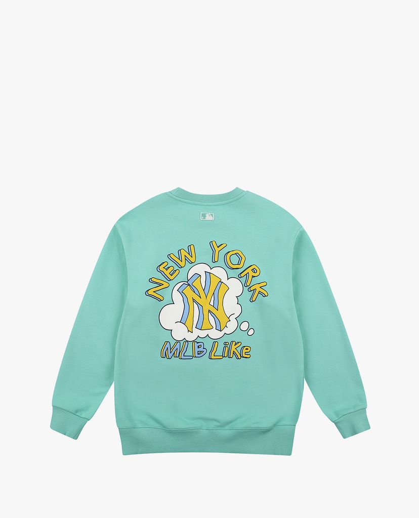 MLB - Áo sweatshirt tay dài cổ tròn LIKE Popcorn