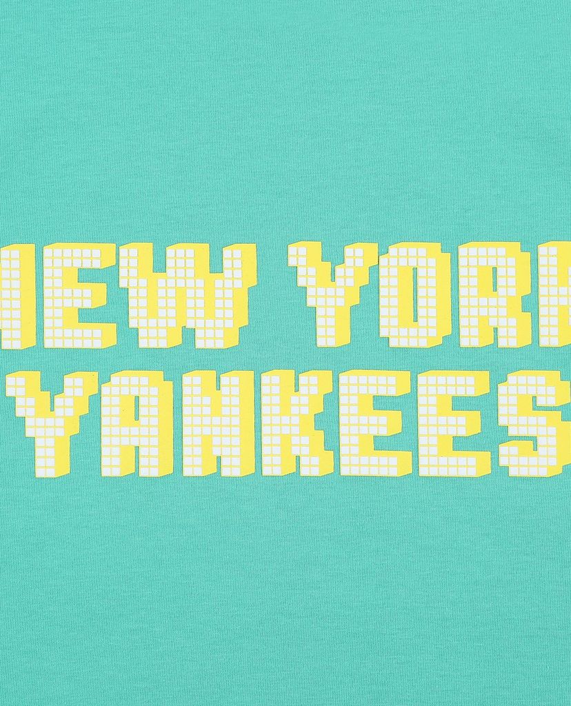 MLB - Áo thun cổ tròn ngắn tay PLAY Pixel Lettering