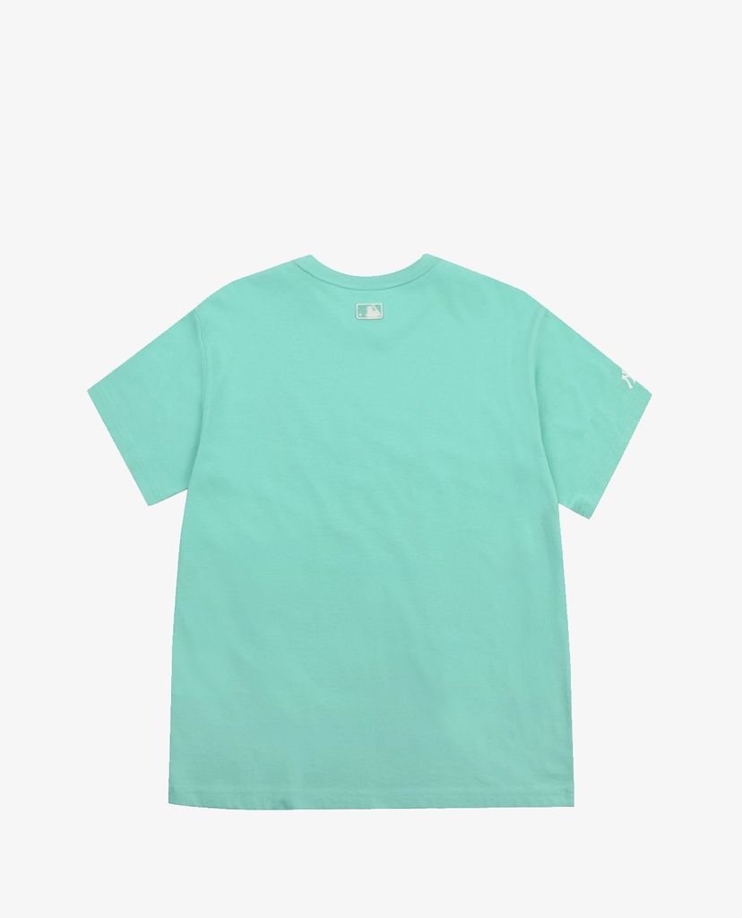 MLB - Áo thun cổ tròn ngắn tay LIKE Solid Color Popcorn