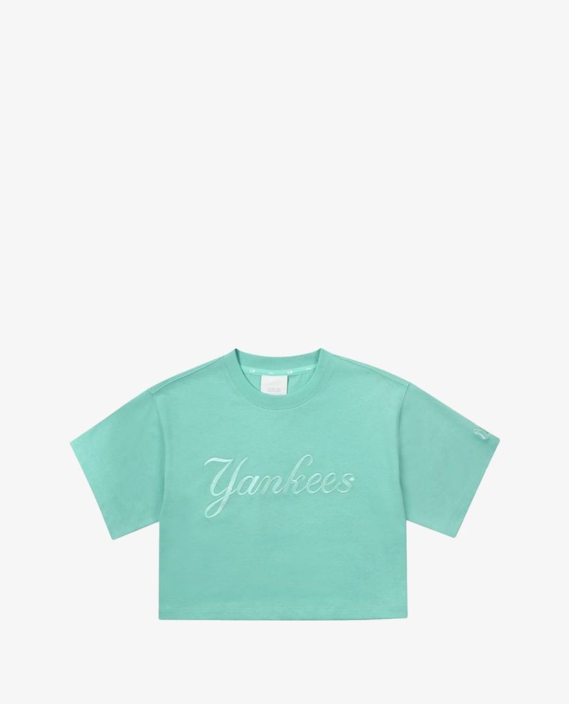MLB - Áo croptop nữ tay ngắn Class Logo