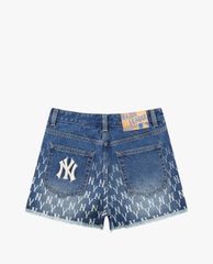 MLB - Quần shorts nữ denim Gradation Monogram