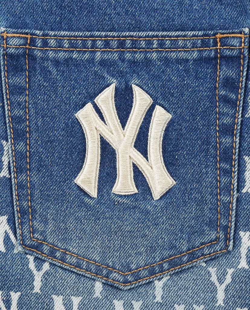 MLB - Quần shorts nữ denim Gradation Monogram