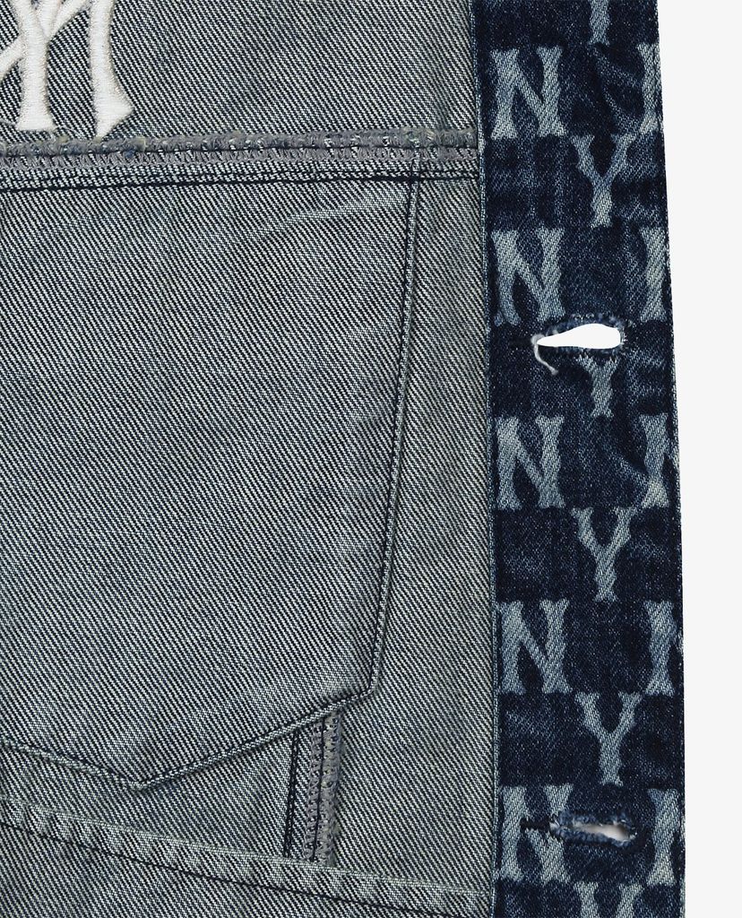 MLB - Áo khoác denim unisex Monogram Woven