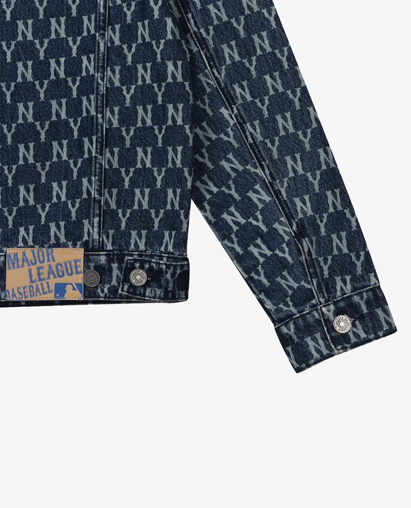 MLB - Áo khoác denim unisex Monogram Woven