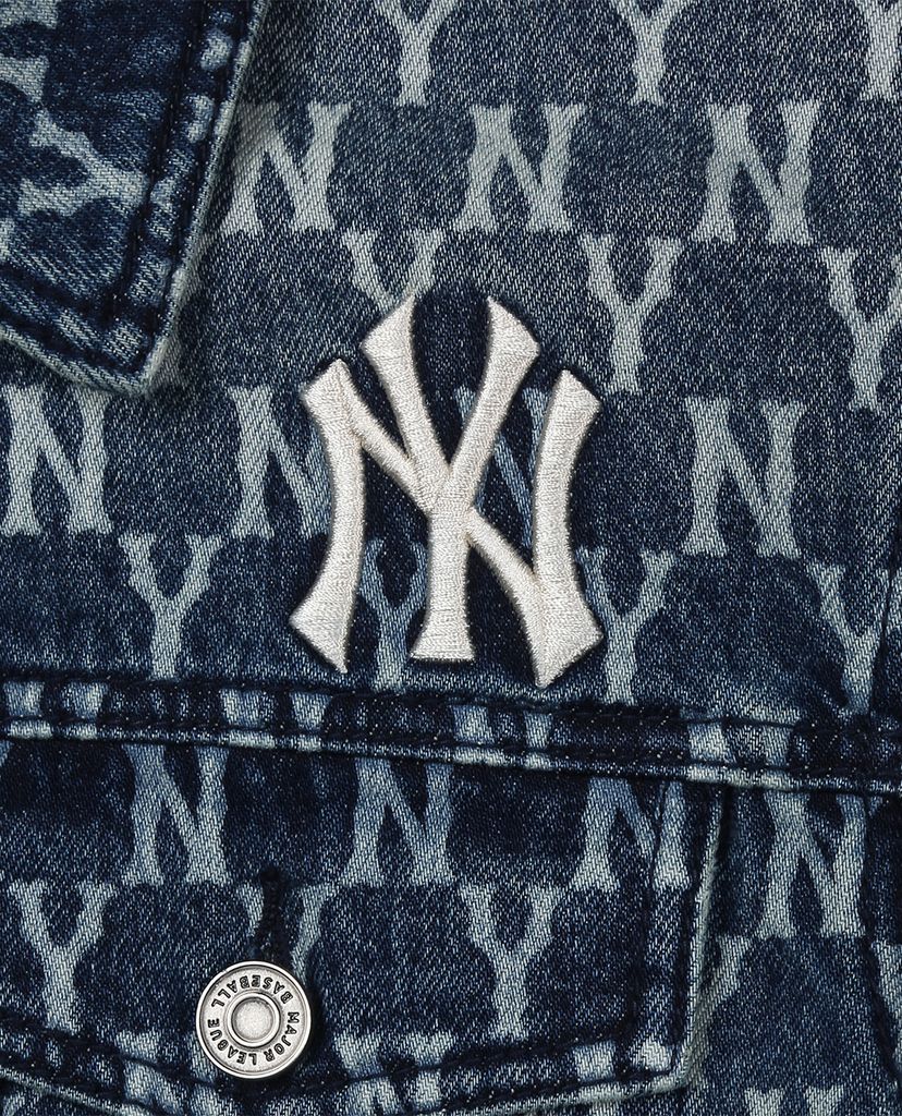 MLB - Áo khoác denim unisex Monogram Woven