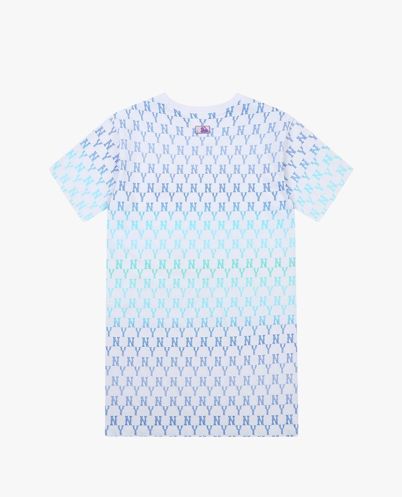 MLB - Đầm mini phom suông tay ngắn Monogram