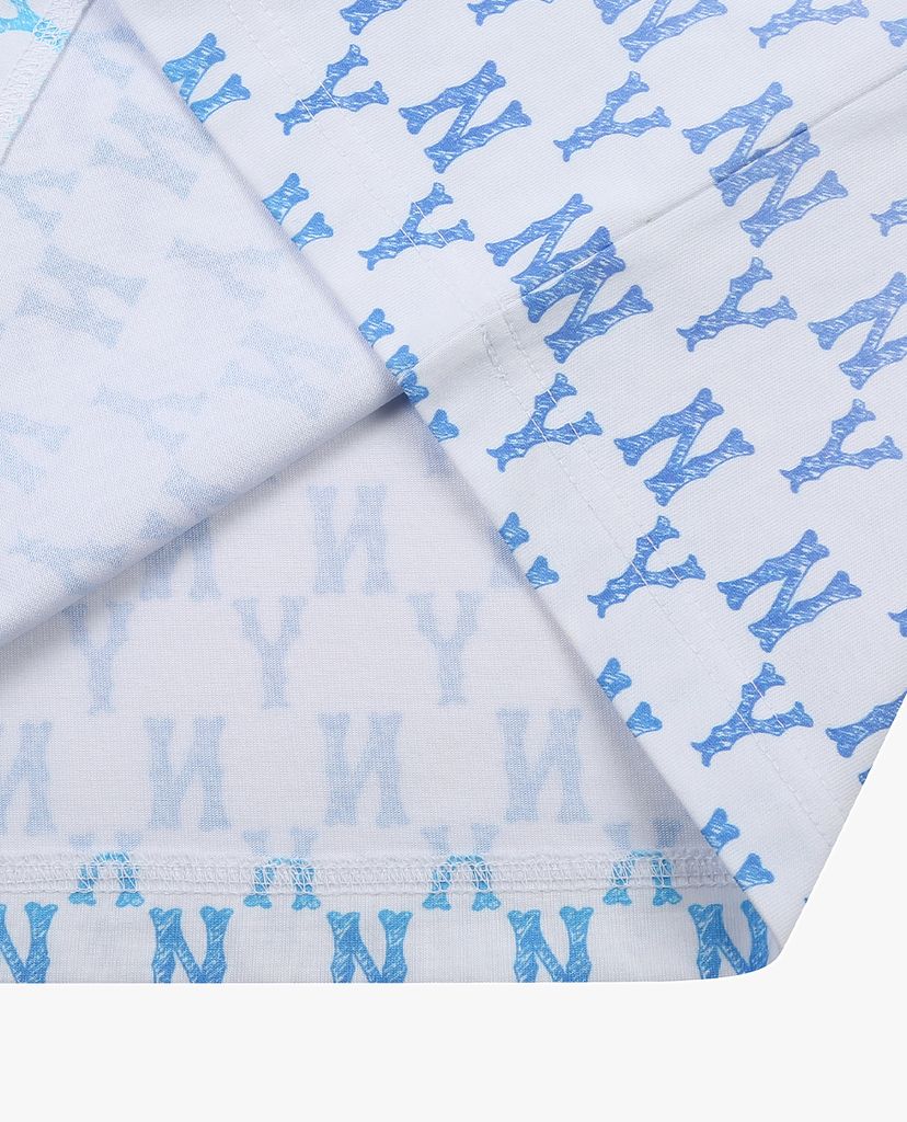 MLB - Đầm mini phom suông tay ngắn Monogram