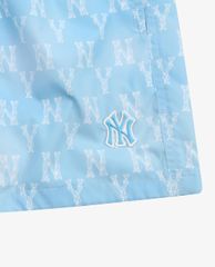 MLB - Quần short nữ lưng thun Monogram Poly
