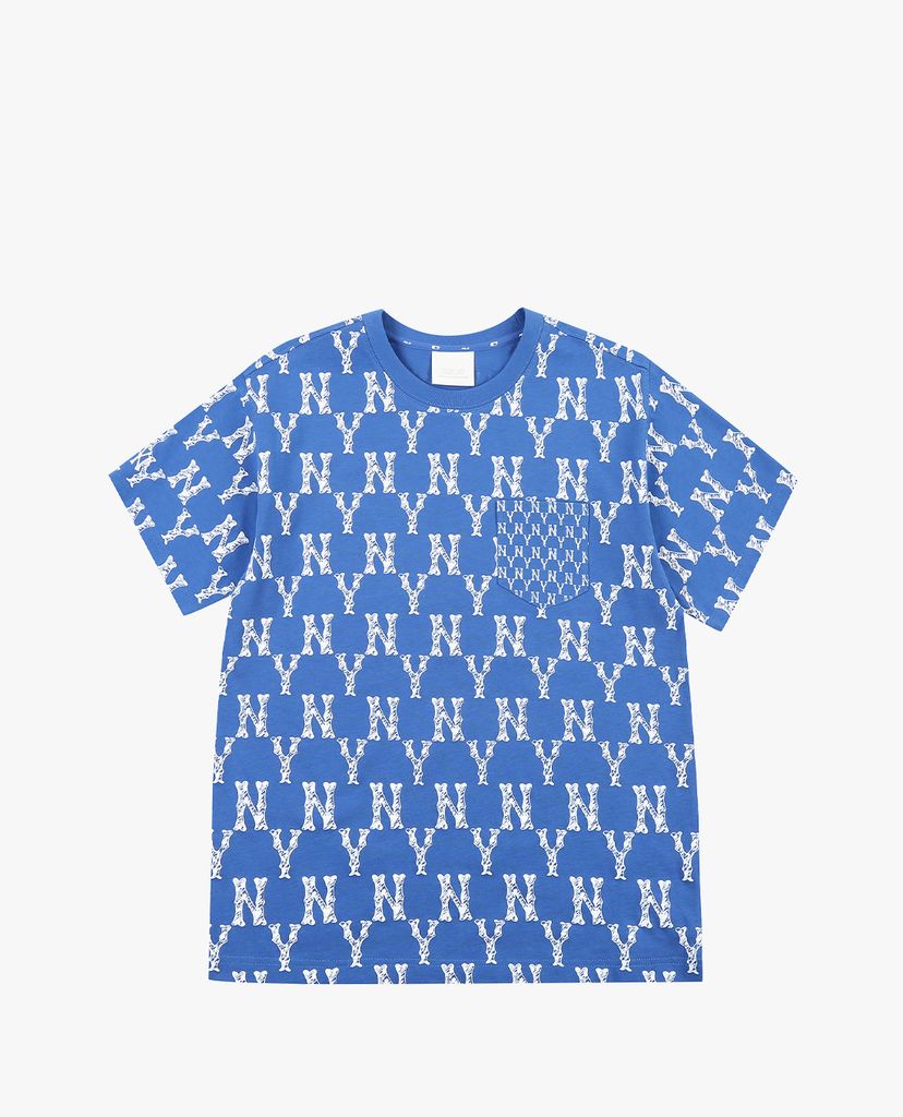 MLB - Áo thun cổ tròn ngắn tay Monogram Mix Pocket