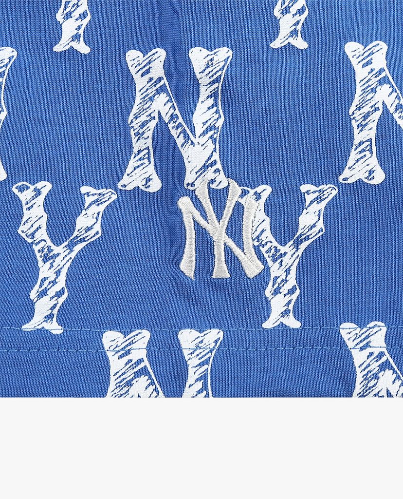 MLB - Áo thun cổ tròn ngắn tay Monogram Mix Pocket