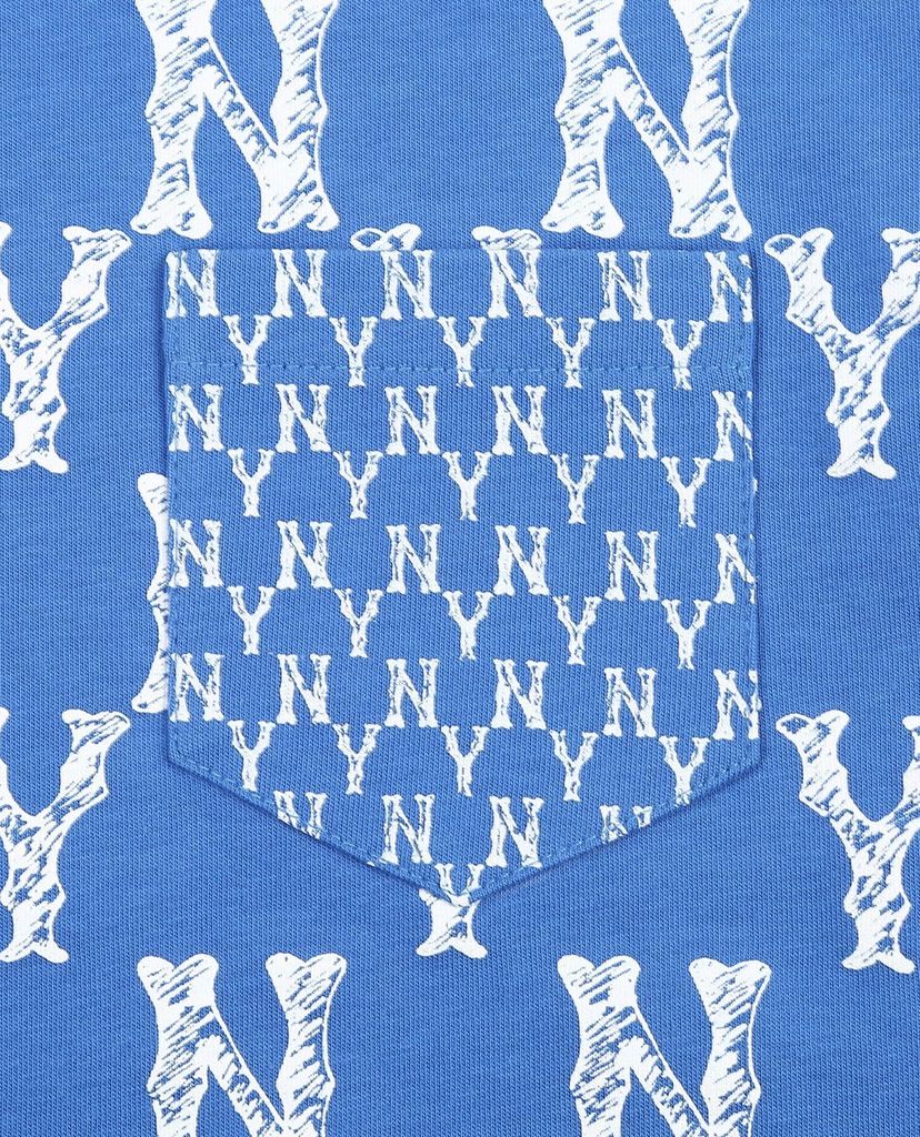 MLB - Áo thun cổ tròn ngắn tay Monogram Mix Pocket