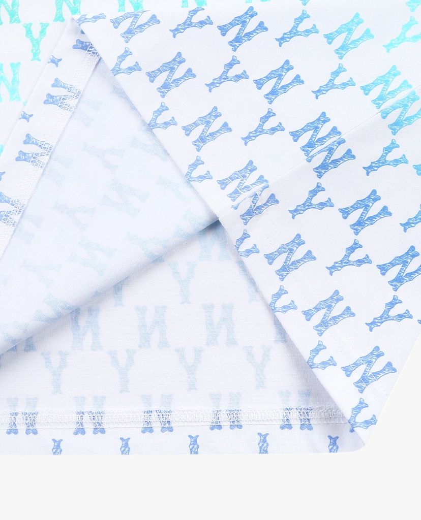 MLB - Áo thun cổ tròn ngắn tay Monogram Gradation